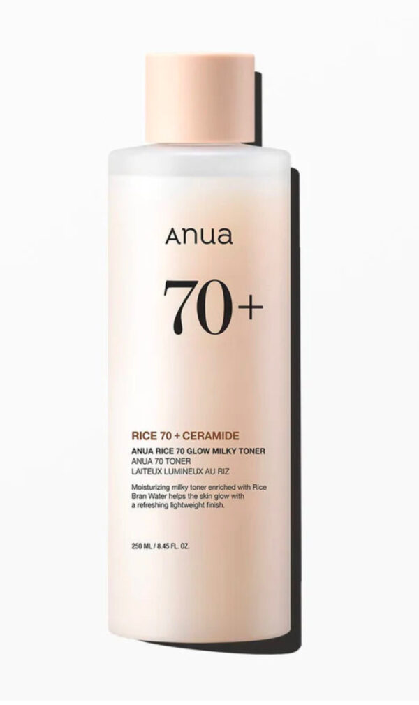 ANUA - RICE 70 GLOW MILKY TONER 250ML