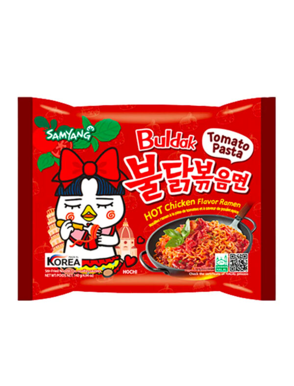 Samyang Buldak Tomato Pasta Ramen – Single Pack (140g) 🍜🍅🔥